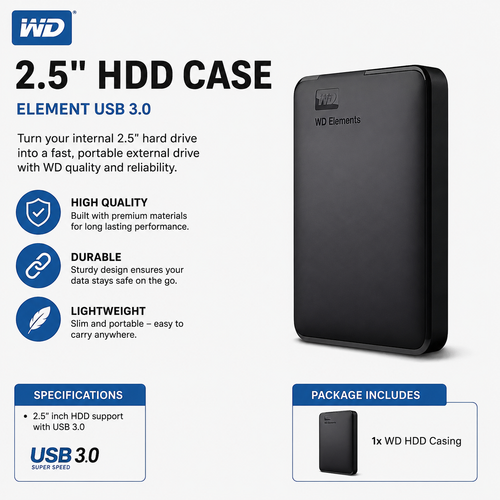 Wd 2.5 Inch Case Element Usb 3.0